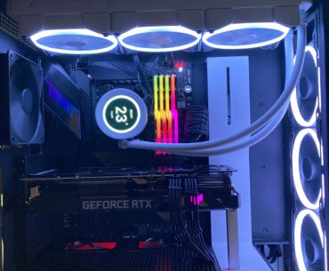 First ever pc build. Don’t mind the juul stick as the gpu support and the lcd being sideways. Had to turn it on to see if it worked