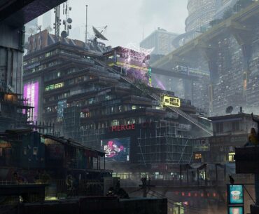The FOG city | A cyberpunk city by Style li