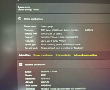 Got this budget gaming pc (Lenovo ideapad gaming 3) I don’t know much about gaming on a pc but am trying to learn? Are these specs good?