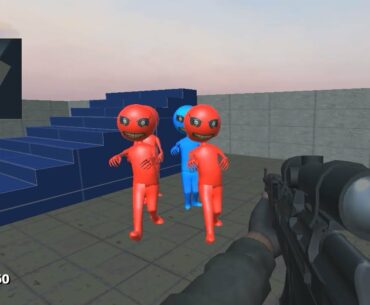Blue & Red Alien - Fps Shooting Games 3D - Android Gameplay #4