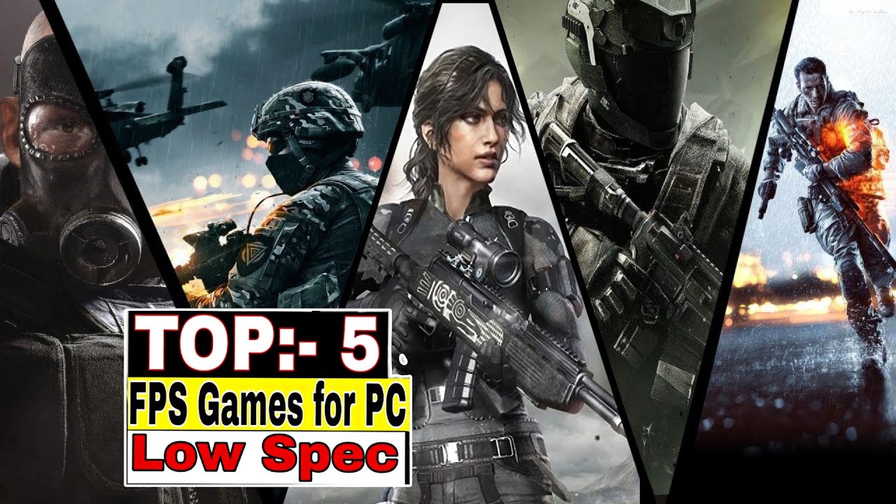 Top 5 Best FPS Games for low spec PC, High Graphics. FPSHUB