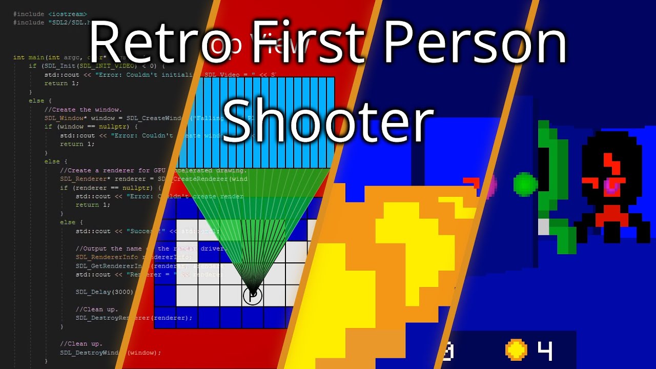 Make Retro First Person Shooter Game C++ and SDL2 from Scratch Make Retro First Person Shooter Game C++ and SDL2 from Scratch