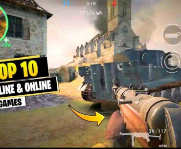 Top 10 Best Offline & Online FPS Games for Android 2022 | HD Graphics