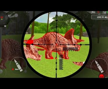 Best Dino Games - Dino Hunter: Dinosaur Game Android Gameplay