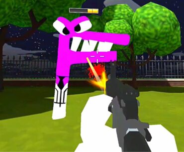 Alphabet Shooter: Survival FPS Gameplay All Levels iOS,Android Walkthrough New Update Apk Game