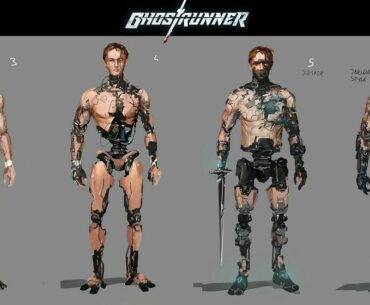Ghostrunner - Early concepts samples - Rubinkowski