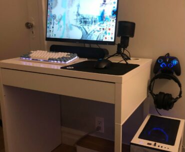 My gaming and homework station