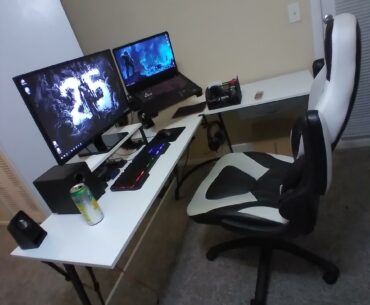 Slowly building piece by piece (keyboard is temporary)
