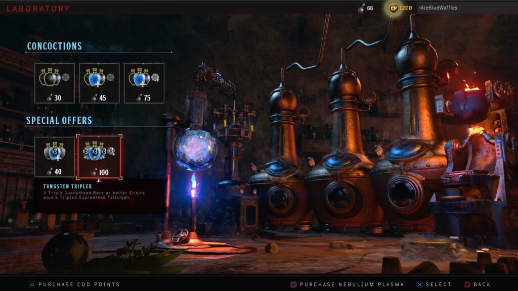 Tungsten Tripler deal is back in BO4 Zombies if anyone plays it.