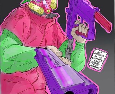 Coloured front page of another artist’s work(with permission)