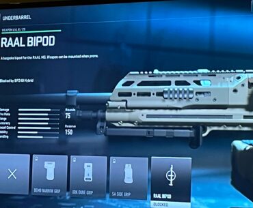 Can’t mount a bipod cause the optic blocks it? WTF? This is ridiculous