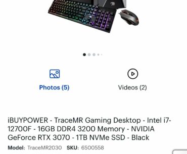 Hello everyone. I am buying my first ever gaming pc and I admit that I’m a bit lost. I looked over the specs that I’d need and I found this which I think matches. Would you guys say it’s worth purchasing?