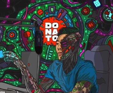 Cyberpunk tutor in zoom classroom (Thu Rein)