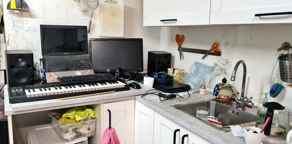My new working corner