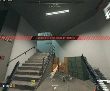 An enemy airstrike is coming so I told my buddy to stay away from the windows just in case we get killed thru walls then this happened