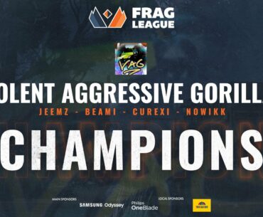 Meet your FRAG LEAGUE S9 Champions! Back to back!