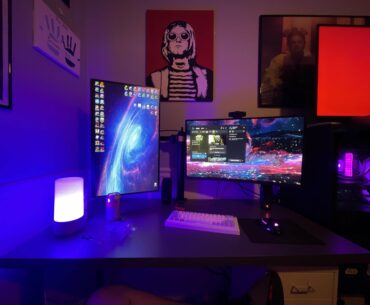 Just got the monitor stand, new mousepad coming in