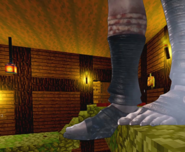 How it feels to jump down on a tower challenge map: