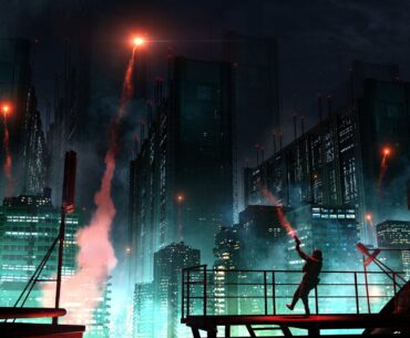 Cyberpunk City by Sinnra Chen