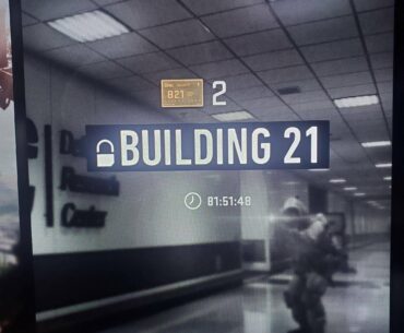 82 hours till I can go into Building 21?