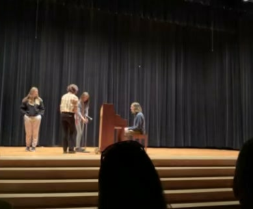 Lovesong for a deadman (Tranzit theme) at my highschool talent show
