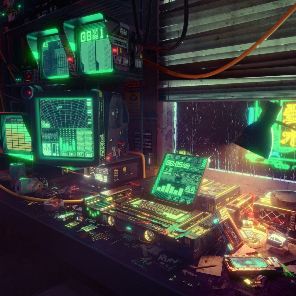 NetWatcher Hideout (Artem Filippov, ArtStation)