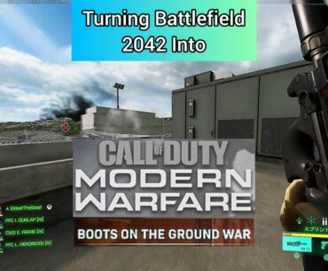 BF3 (Portal) Turned Into Modern Warfare's Boots On The Ground War.