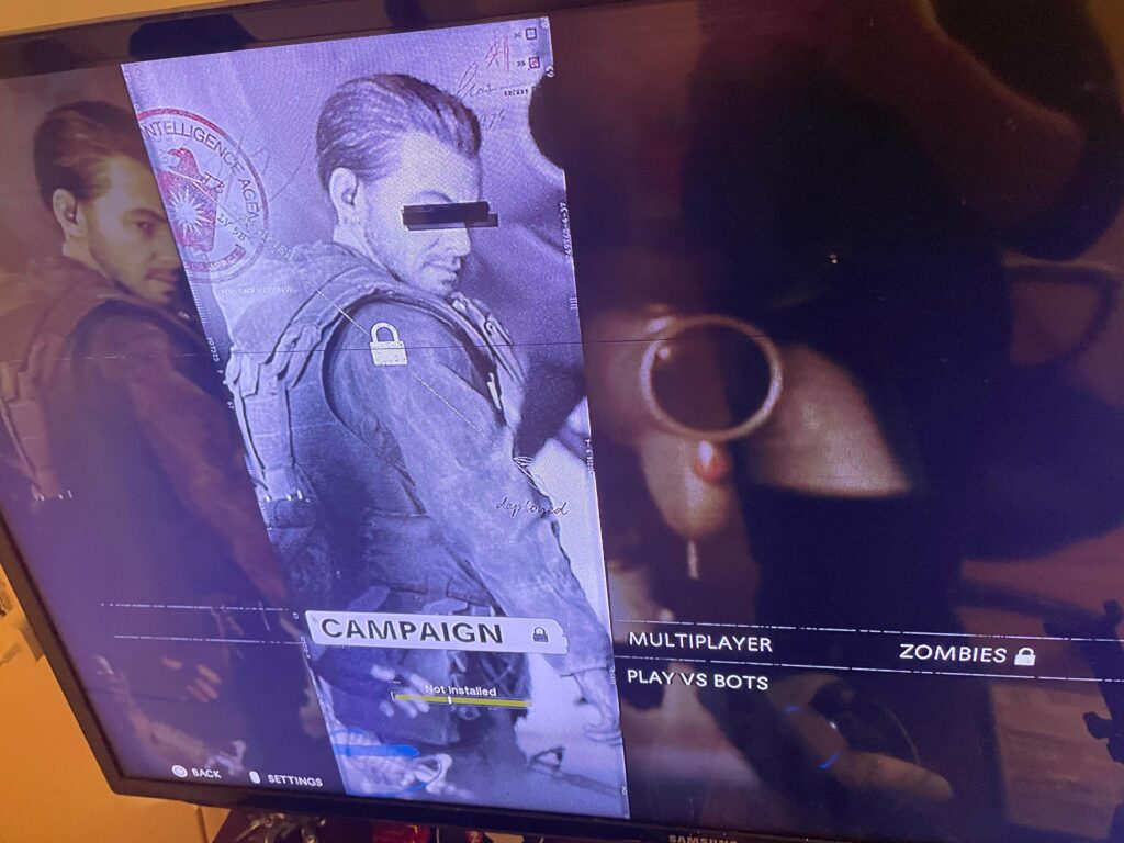 Idk if i got scammed or i just don’t know how to download cod cold war on ps5 cuz it says campaign isnt installed and wen i check on downloads it only lets me update it and there isnt any other loading bar