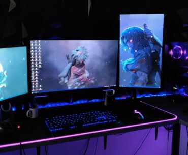 Hope you like blue and purple.