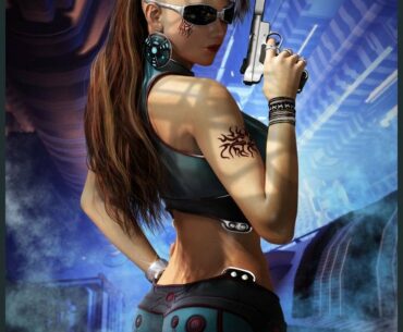 Cyberpunk Girl by pixeluna on DeviantArt