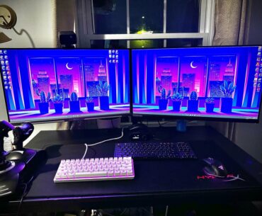 My bedroom gaming setup. Just got the new 4090 in.
