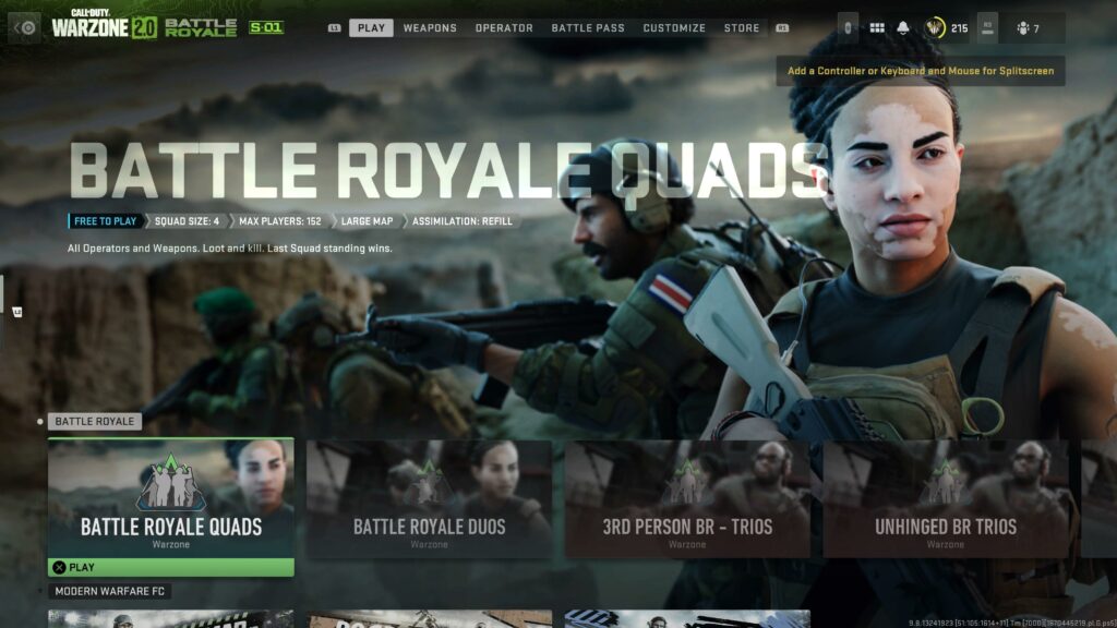 Why haven’t we had a playlist update in 2 weeks? I’d like to try 3rd person Solos or Unhinged Duos. Or even a resurgence mode or a rare loot mode. Getting stale….