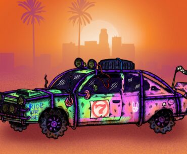 Cyberpunk Rally Car, by me