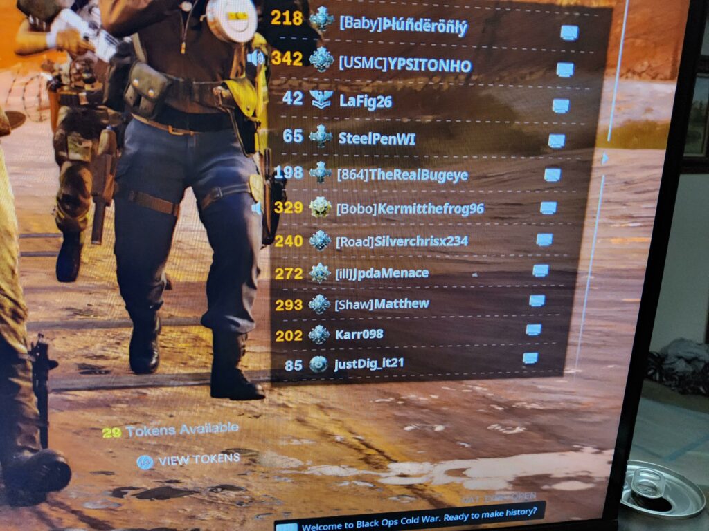 Request to return console and PC player Icons to match making lobbies when crossplay is turned on. Console players don't mind playing each other but a lot of us try to avoid PC players for obvious reasons. This last patch put in a generic Icon in the matchmaking lobbies.