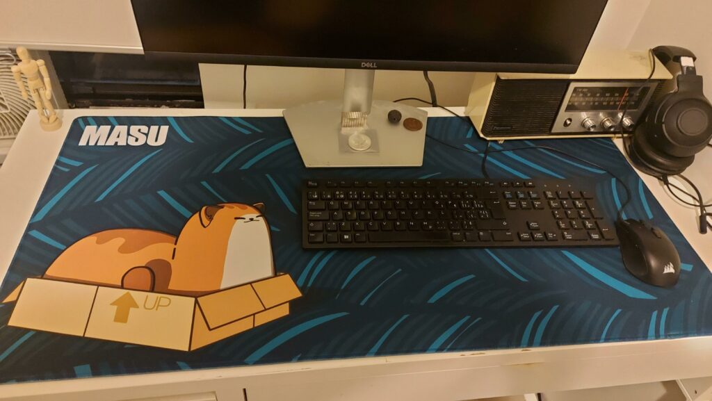 My friend gave me a gaming mousepad 🙌