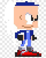 Albert Arlington aka the weasel as the sonic 1 sprite yes he looks like a baby I’m working on it