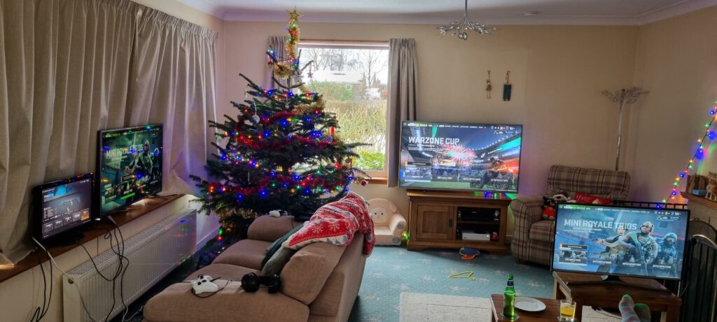 Lan christmas cod with the fellas