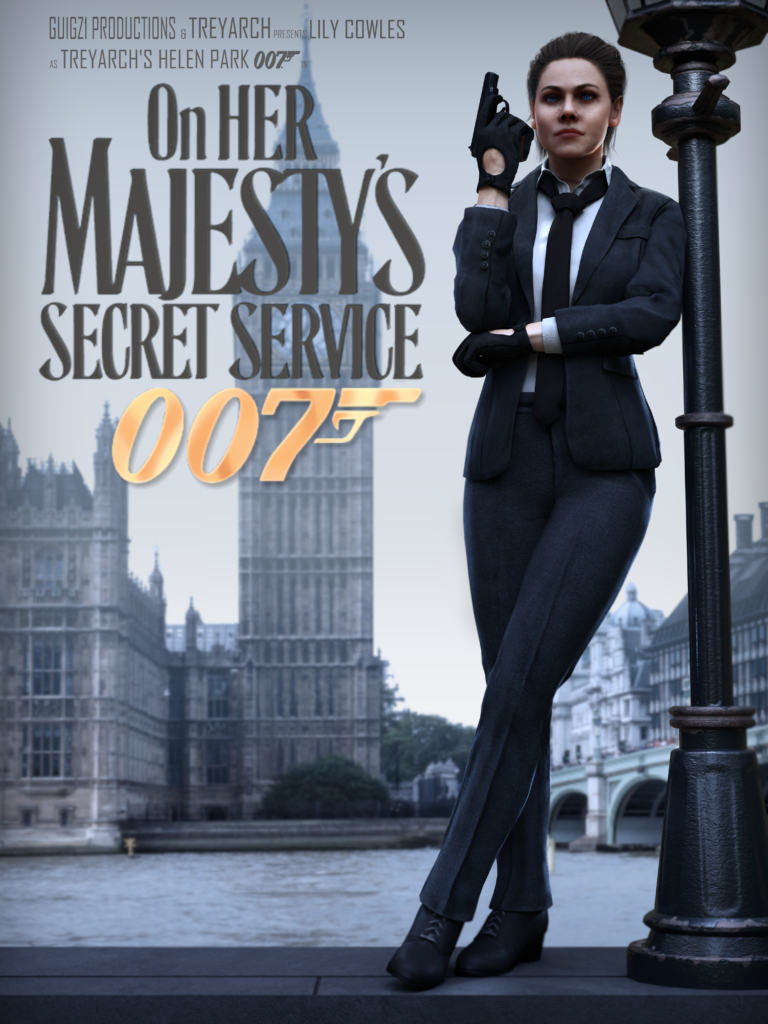 After "You Only Live Twice", new 007 Park movie poster with "On Her Majesty's Secret Service I finished today