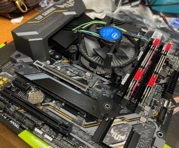 Just collecting) will be all on Tuf gaming. We also need to find the CPU cooling tower, because the factory one is not nice