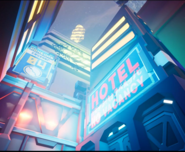 Neon City detail - Arcrunner