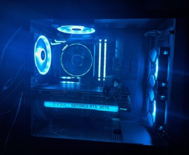 I just upgraded my GPU from a bland 2060 with no lighting and wanted to show off my build now that the lighting looks complete. It's nothing crazy but I'm proud of it.