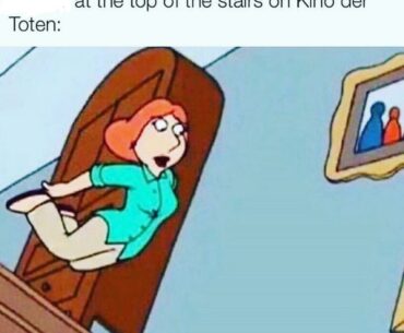 Jump at the top of the stairs every time I play Kino!