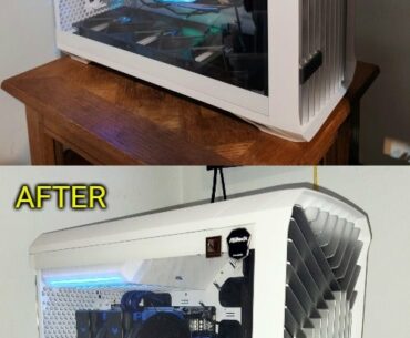 Glowed up my new build with improved cable management, heatsink covers and cablemod power cables