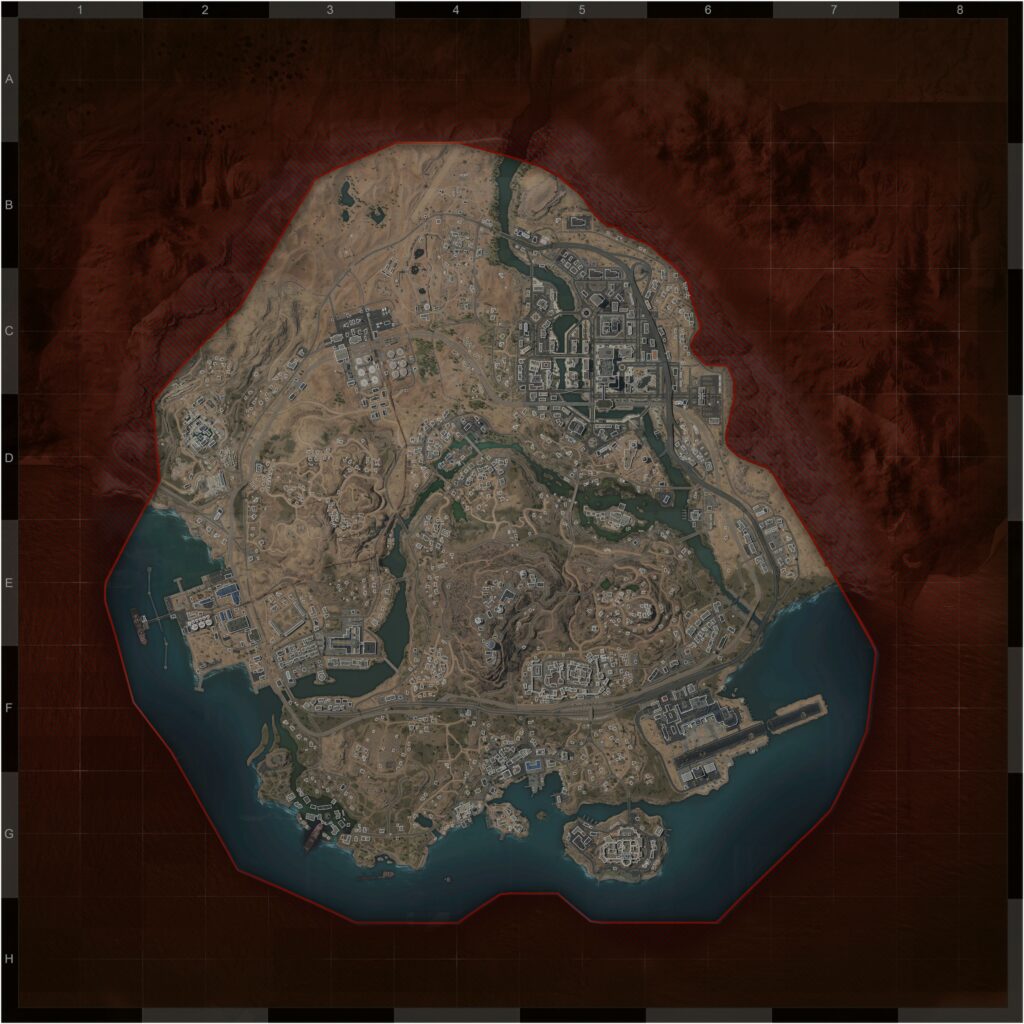 Al Mazrah Map - High Resolution 8k