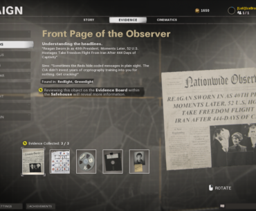 I have all the intel/evidence to do operation chaos yet when I go to the safehouse and go to the evidence board it's not there? I completed the campaign and I was gonna go back but it's not there?