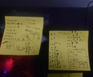 My Origins sticky notes