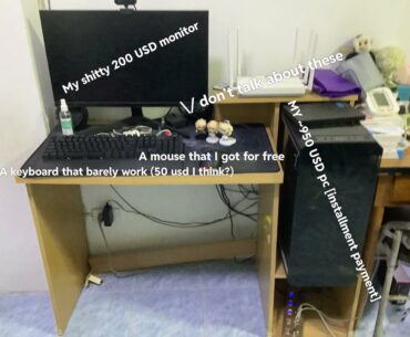 Least worthwhile 1000+ USD of all time (you’re lucky I didn’t bring my 10+ years old chair and the table is falling apart)