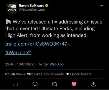Ultimate Perks now working! FINALLY