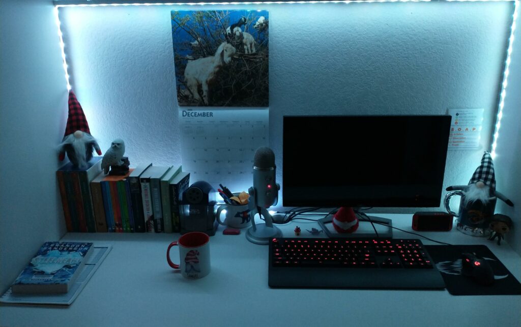RGB has been Achieved. What do you think??? Yes I know the Calendar is on December. My new one hasn't arrived yet.