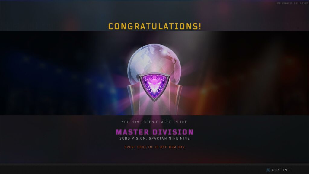 Is this hard to achieve? I hopped on league play for fun and got placed in this. Is this close to the max division?